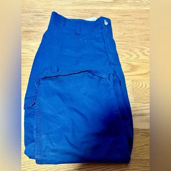 Women New Lee Relaxed Fit Mid Rise Capri Pants Size 14/M - Picture 1 of 3